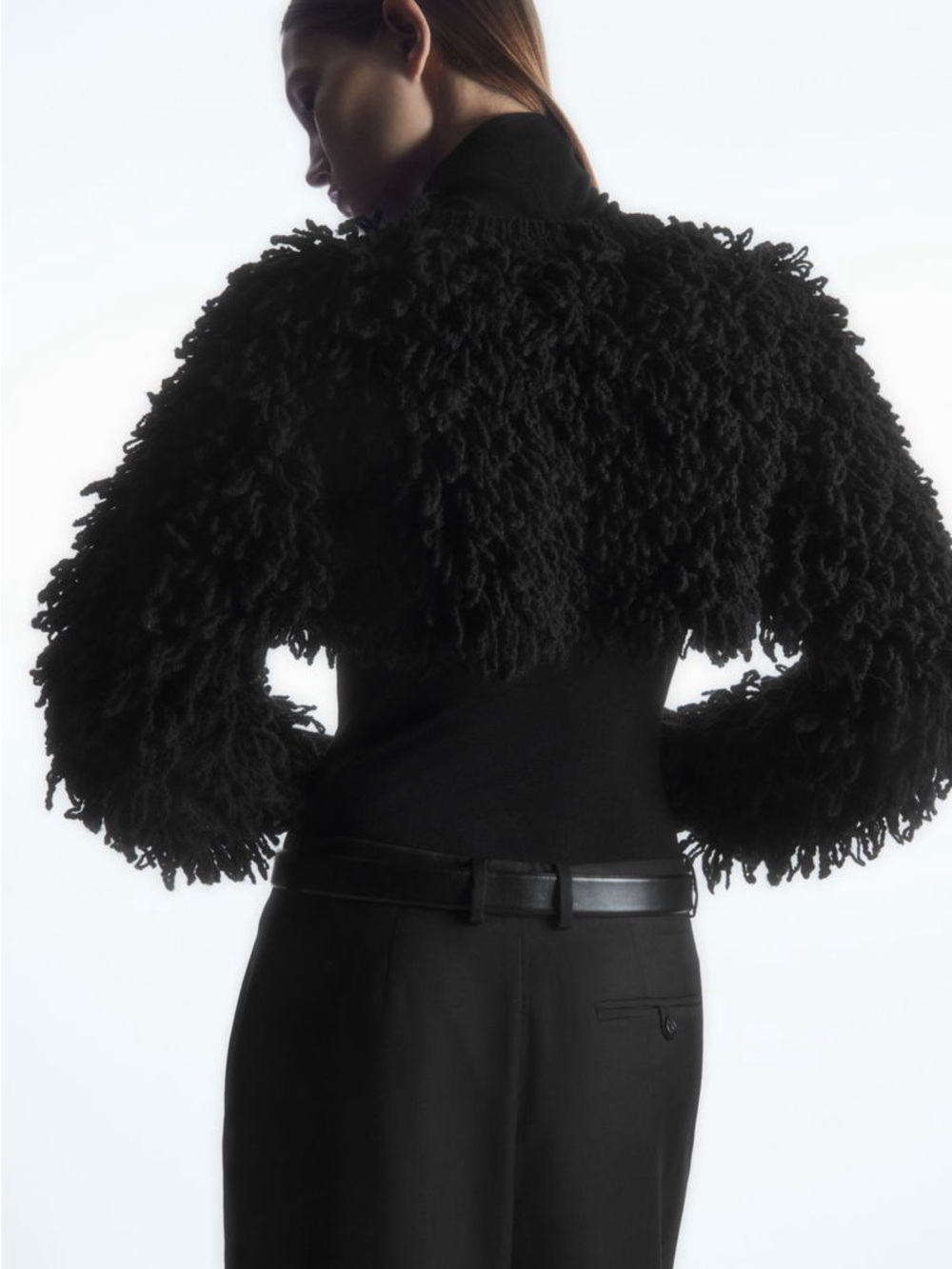 COS Wool Loop-Knit Bolero - Picture 3 of 4